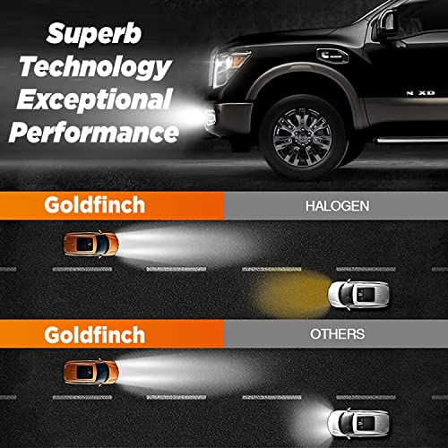 Goldfinch H7 160W LED Headlight Bulbs Conversion Kit IP68 Waterproof, Direct Replacement & High Performance for Cars (Pack of 2) - Image 2