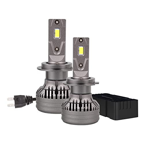 Goldfinch H7 160W LED Headlight Bulbs Conversion Kit IP68 Waterproof, Direct Replacement & High Performance for Cars (Pack of 2) - Image 1