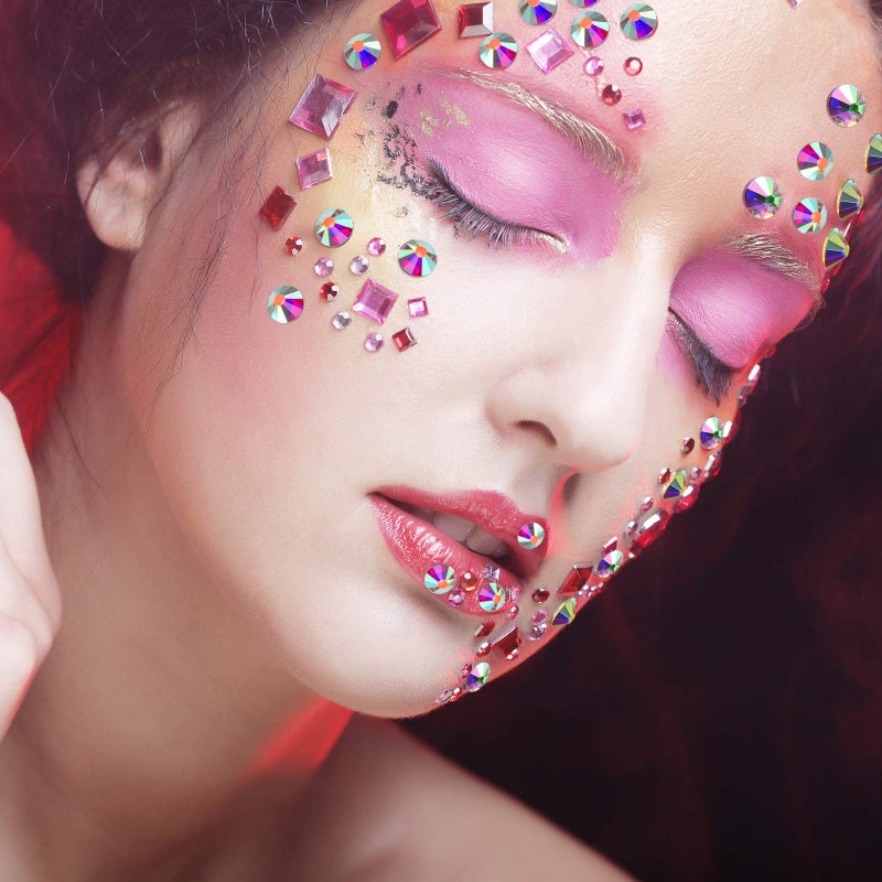 Bememo SS20 AB Crystal Diamond Rhinestones Flat Back Round Rhinestones Iridescent Crystals Round Beads Flat Back Glass (5760 Pieces) - Image 2