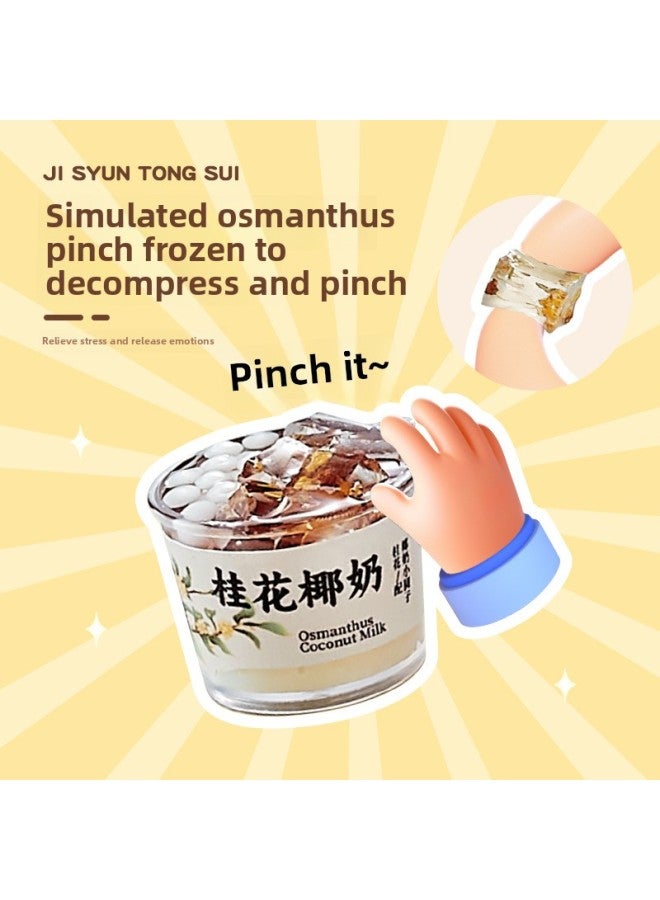 Self-service Sugar Water Shop Mini Simulation Milk Tea Cup Dessert Food Play Handmade Diy Making Material Girl's Home Toy-Specification:Mr. Toy Mini Mini Milk Tea Cup Set-18 Cups  - Image 5