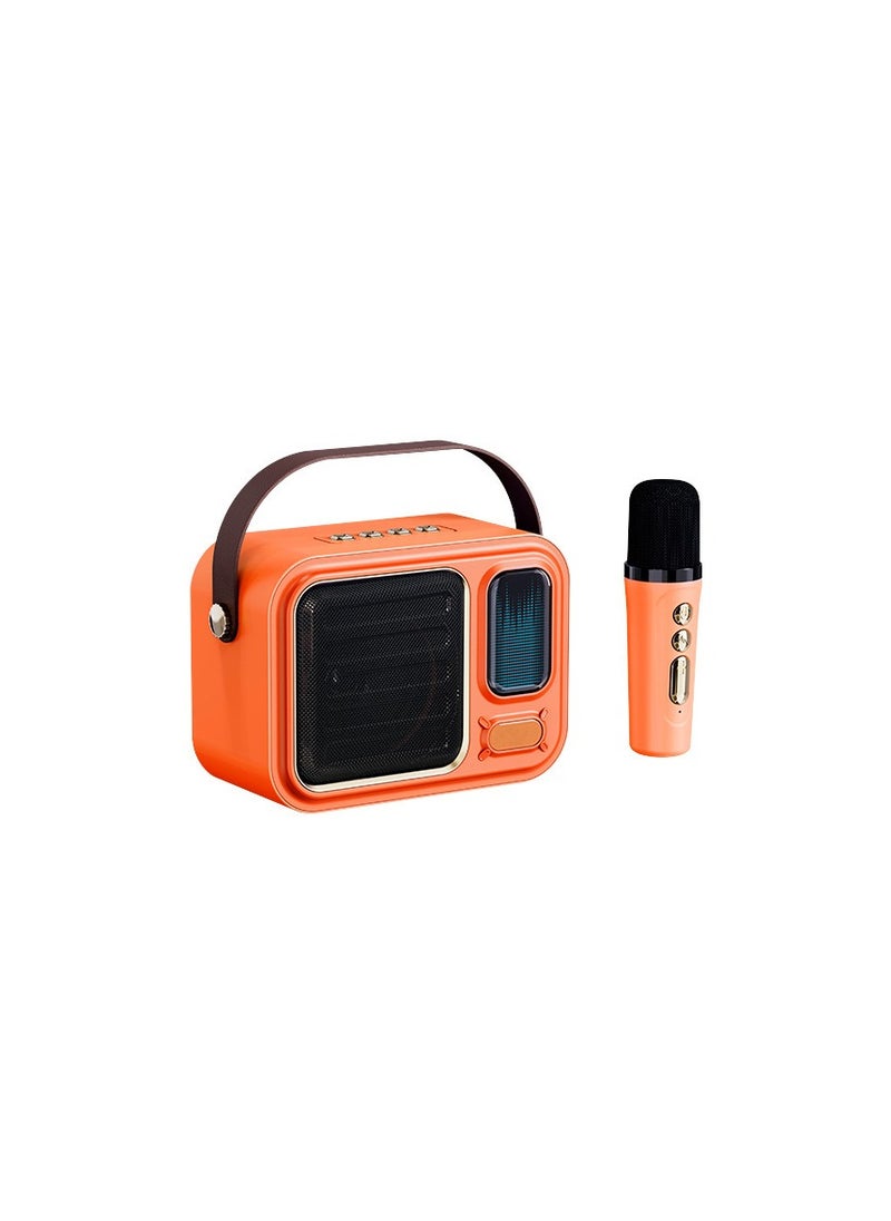 Generic - automatic Bluetooth speaker, wireless microphone bass diaphragm, portable for home and outdoor use, with long battery life and high volume - Image 1