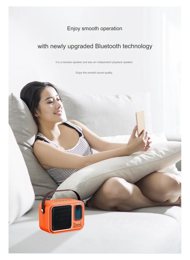 Generic - automatic Bluetooth speaker, wireless microphone bass diaphragm, portable for home and outdoor use, with long battery life and high volume - Image 1