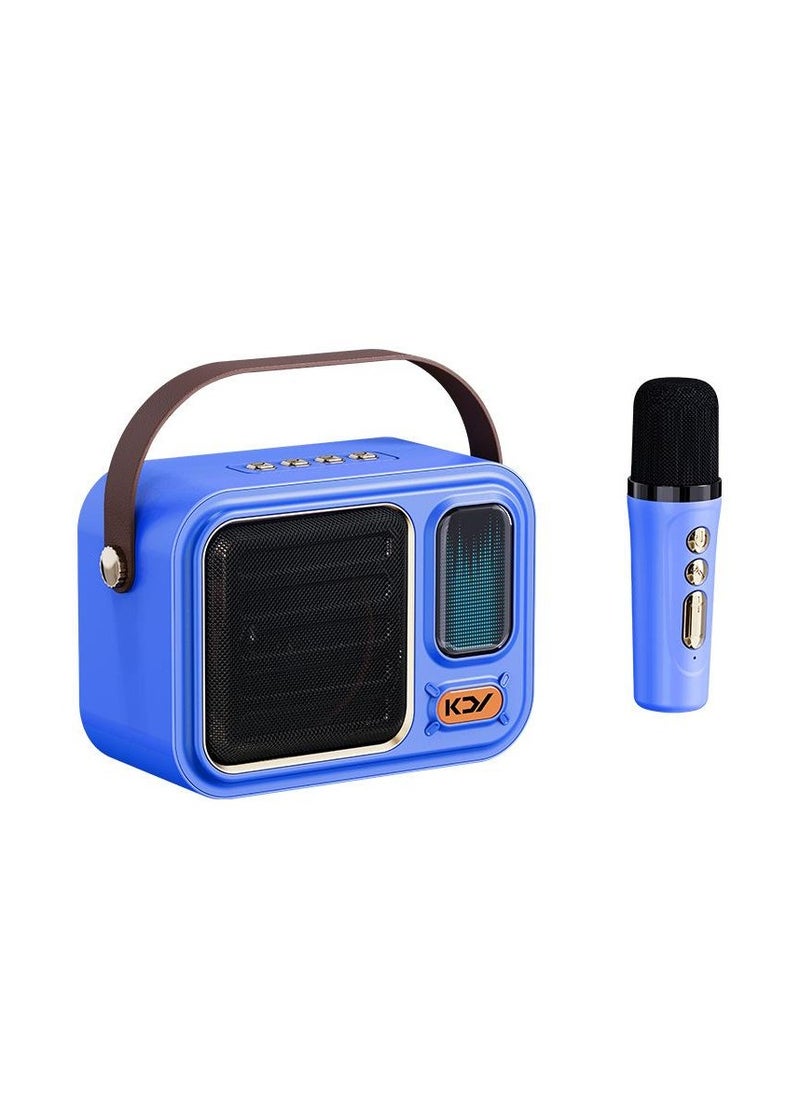 Generic - automatic Bluetooth speaker, wireless microphone bass diaphragm, portable for home and outdoor use, with long battery life and high volume - Image 1