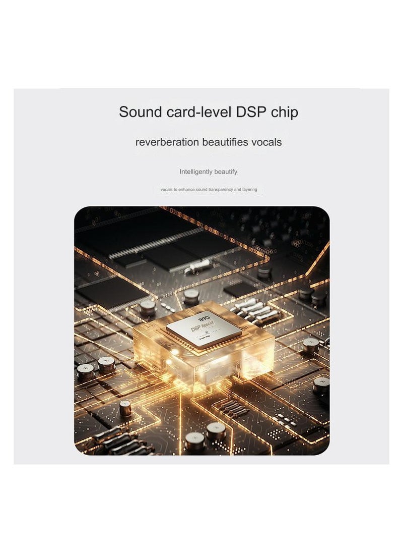 Generic - automatic Bluetooth speaker, wireless microphone bass diaphragm, portable for home and outdoor use, with long battery life and high volume - Image 1