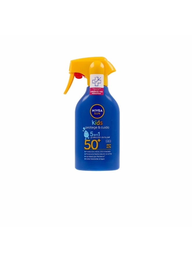 Nivea Sun Kids Protect & Care SPF50 Spray 270ml - Image 1