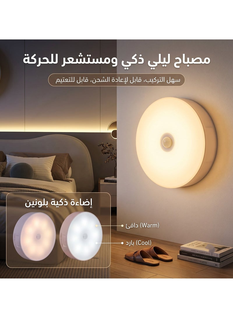 PRIMO PLUS One-piece warm white LED smart night light with USB sensor for emergency charging and magnetic suction night light - Image 1