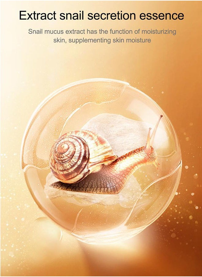 SADOER - Snail Essence Moisturize Eye Cream 20g, Anti Aging, Exquisitely Repair Skin, Moisturize, Fade Eye Lines, Dark Circles and Black Spots, Shrink Pores and Tighten Skin, Moisturizing Eye Serum, Eye Care - Image 1