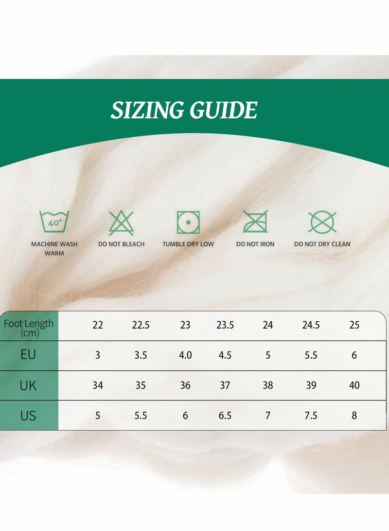 Colorful Womens Wool Socks 5 Pairs Soft Warm Funky Novelty Design for Fun and Comfort - Image 5