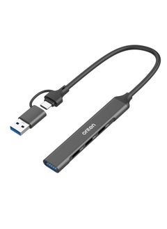 onten Onten UCA9703S 4 in 2 USB 3.0 + Type-C to 3 Type-C + USB HUB Docking Station Ship  - Image 1