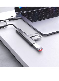 onten Onten UCA9703S 4 in 2 USB 3.0 + Type-C to 3 Type-C + USB HUB Docking Station Ship  - Image 4