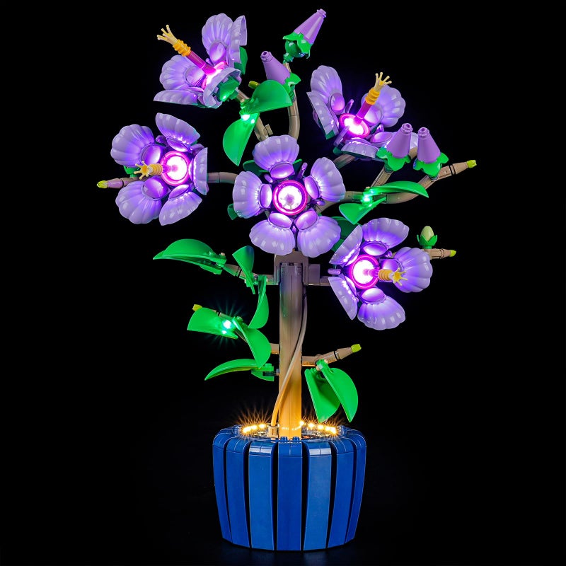 YEABRICKS LED Light for Lego10372 Botanical Hibiscus Building Blocks Model Building Set NOT Included - Image 3