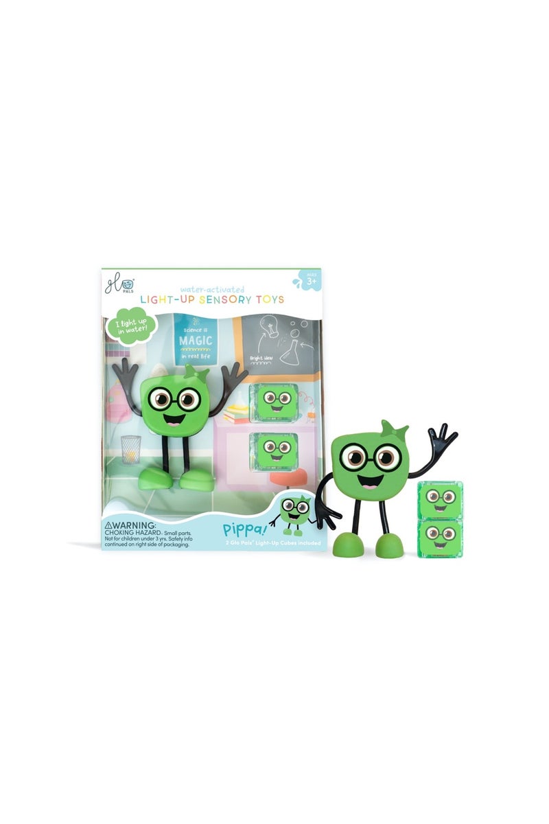 Glo Pals Bath Toy with Light-Up Cubes, Water-Activated, Sensory toy play Bathtime Play, Age 3 - Image 1