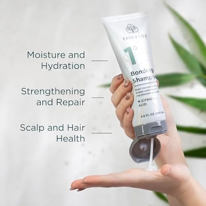 Tree of Life Beauty Bonding Shampoo and Conditioner Set – Hydrating, Strengthening Bond Repair Shampoo and Conditioner with Coconut Oil, Biotin, Collagen, Vitamin E and Argan Oil (6.8fl oz each) - Image 3