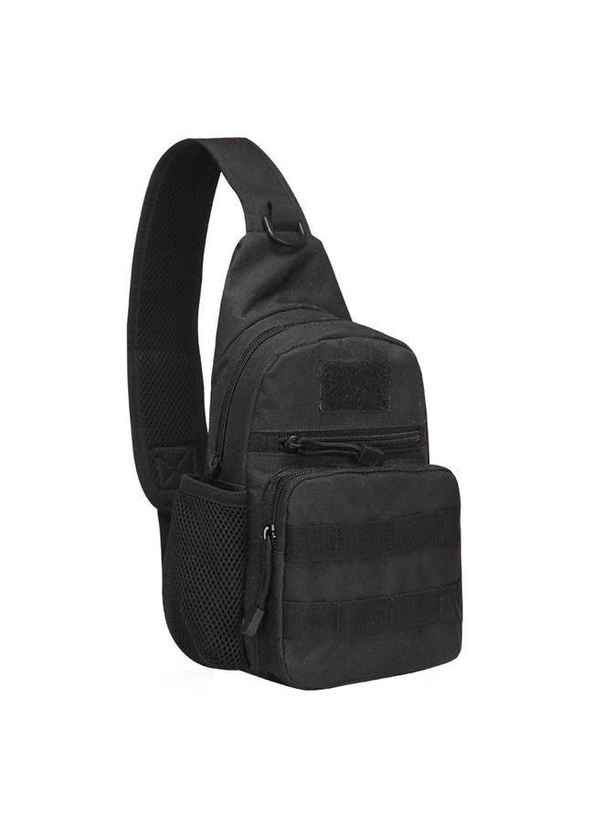 yongsheng Cycling Travel Riding Shoulder Bag，Tactical Military Chest Sling Bag Water Resistant Shoulder Backpack Mens One Strap Daypack with Water Bottle Holder  - Image 1