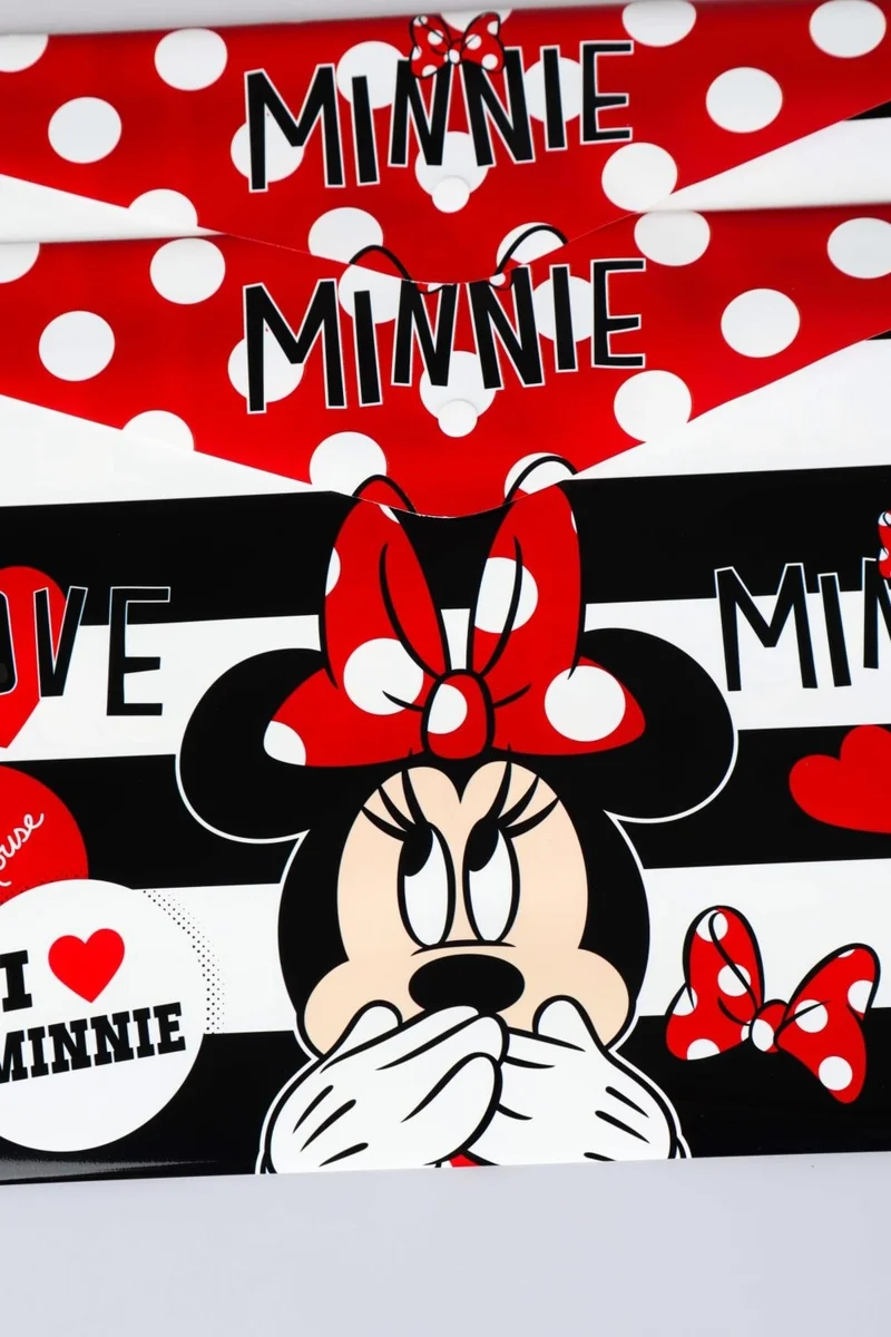 Minnie Mouse New Season Licensed 2-Piece Snap File