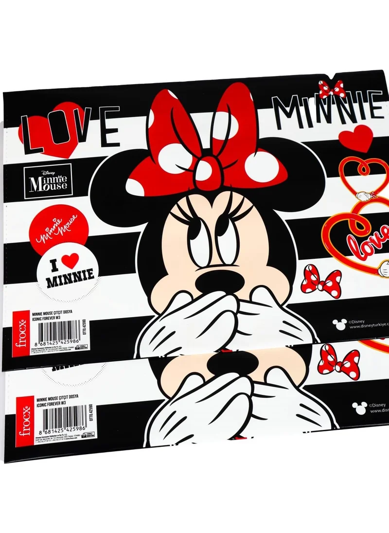 Minnie Mouse New Season Licensed 2-Piece Snap File