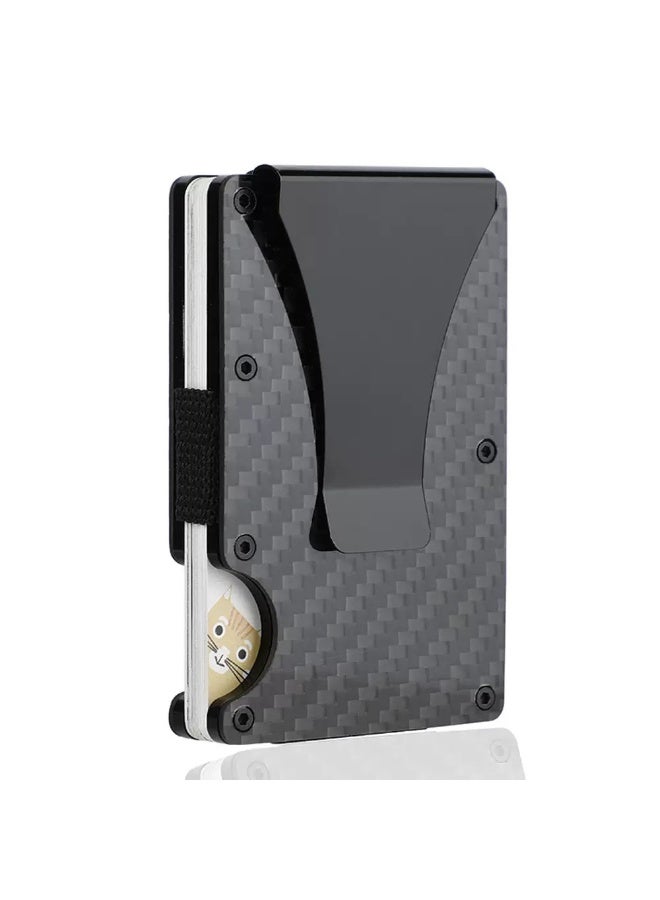 Men's RFID anti-theft aluminum alloy card holder, metal wallet, credit card bank card holder, business card holder - Image 2
