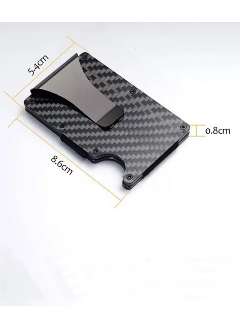Men's RFID anti-theft aluminum alloy card holder, metal wallet, credit card bank card holder, business card holder - Image 3