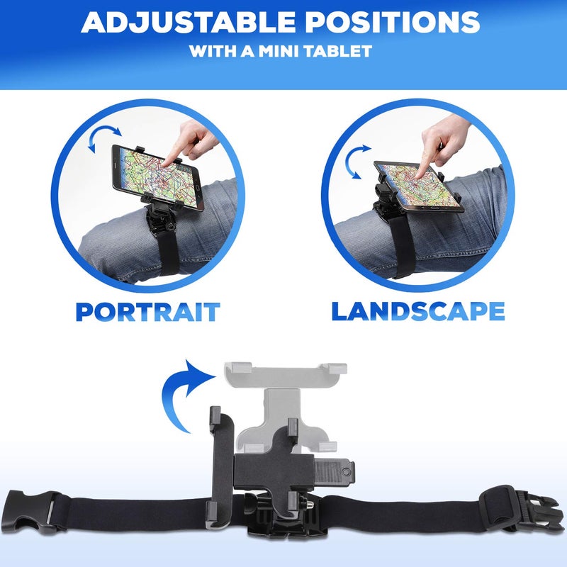 Dream Pilot Pilot Kneeboard for Smartphones, Mini Tablets, iPhone, iPad Mini, Android - Image 4