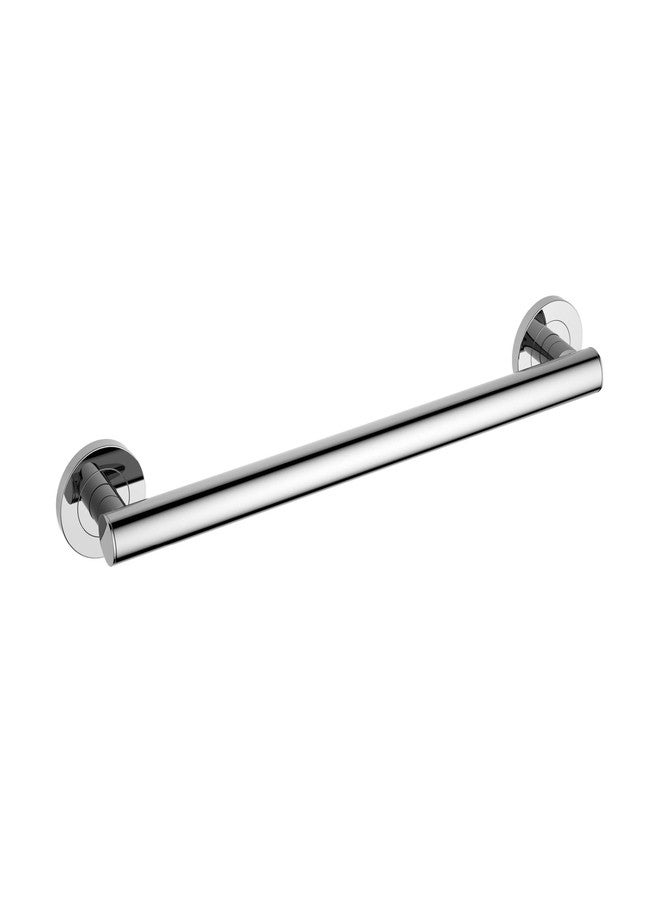 KIBI 18 Inch Stainless Steel Bathroom Safety Grab Bar | Straight Shaped Grab Bar for Bathtubs and Showers, Shower Safety Grab Bars for Seniors, Wall Mounted Anti-Slip Support (Chrome, KGB1118) - Image 1