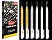 GETHPEN Gold Silver White Gel Pens 0610mm Extra Fine PointWhite Ink Pens Opaque Archival Ink Pen Set for Black Paper Art Holiday Gifts Bullet JournalingGel Pens for Artists Card MakingSketching - Image 2