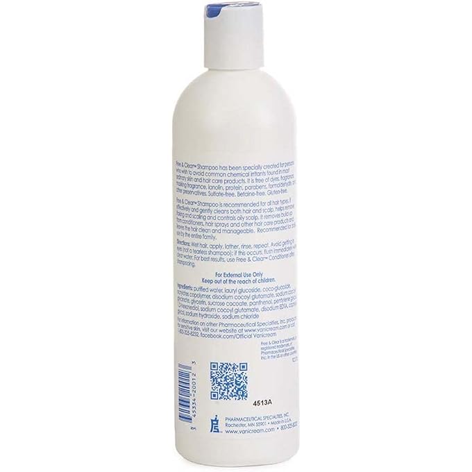 Vanicream Free & Clear Shampoo, 12 Fl Oz, Pack of 3 - Image 2