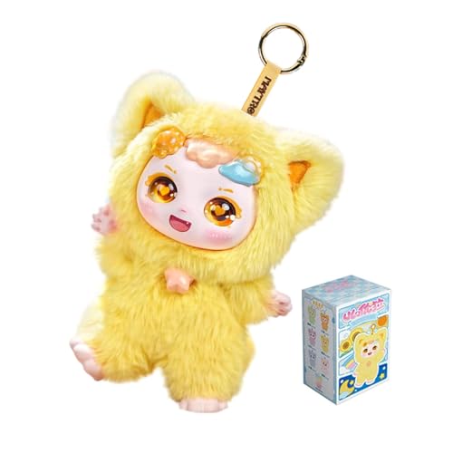 CALEMBOU Blind BoxSoft Kawaii 1 of 6 Possible Mystery Collectible Plush Doll Toys Animals Stuffed Keychain Charm Birthday GiftsUla Weather Series - Image 1