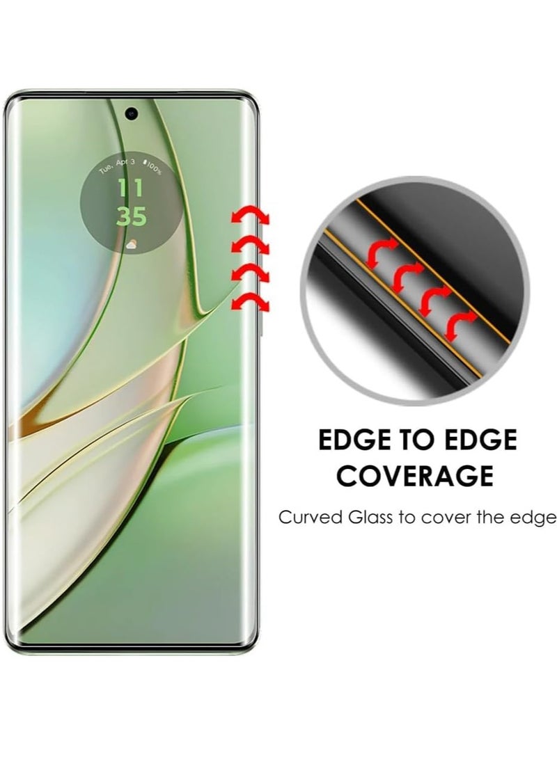 MIGOFAST Screen Protector for Edge 50 Pro UV Tempered Glass, Film HD Screen Saver, 9H Hardness, Bubble-free Screen Replacement Protector Film  - Image 4
