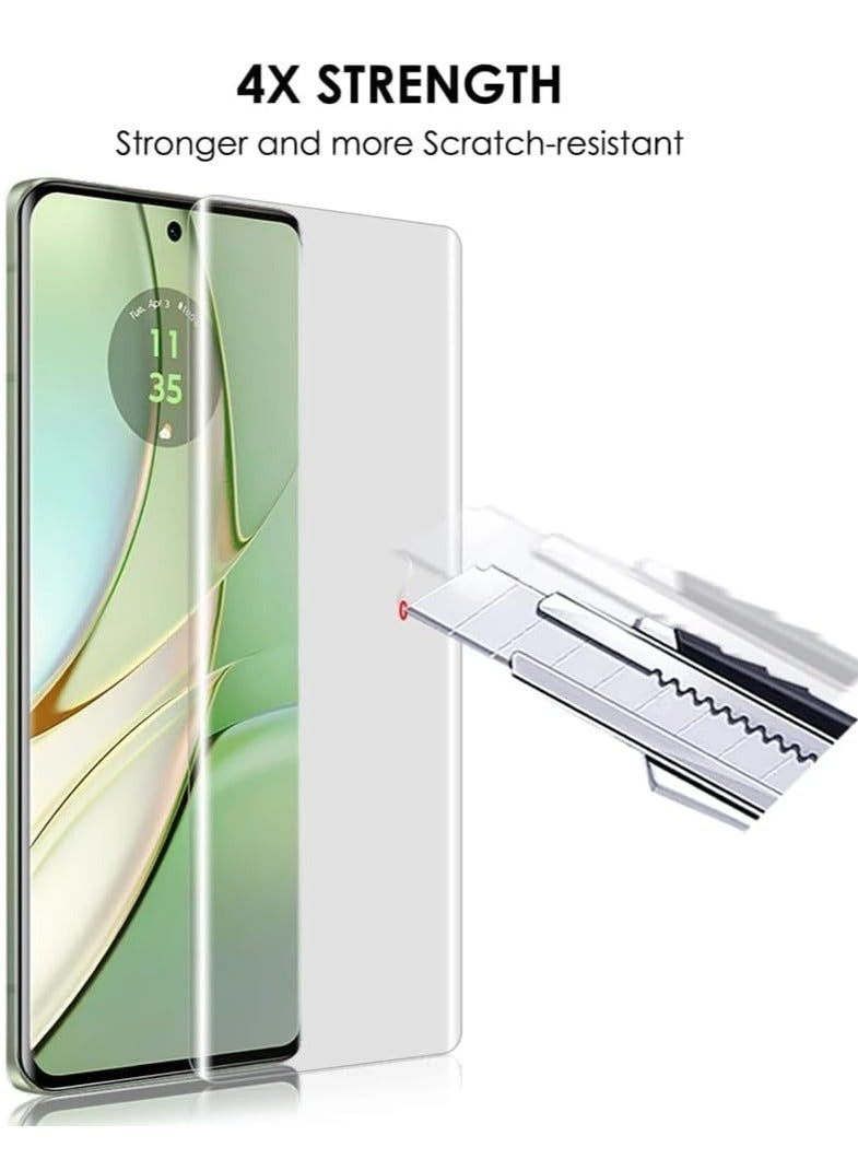 MIGOFAST Screen Protector for Edge 50 Pro UV Tempered Glass, Film HD Screen Saver, 9H Hardness, Bubble-free Screen Replacement Protector Film  - Image 5