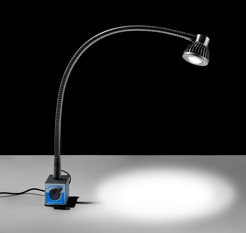 BiNFU High Intensity Cob Led Spot Light 500 Lumens w/Flexible Adjustable Magnetic/Clamp Base (Magnetic Base) - Image 2
