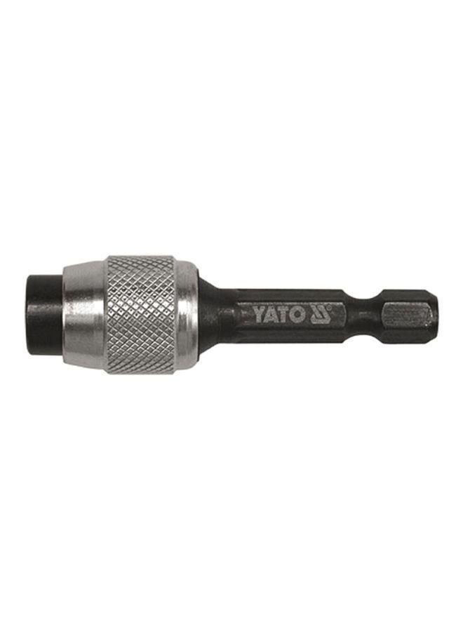 Yato Screwdriver Bit Holder With Quick Connect CRV Black/Silver 5cm 