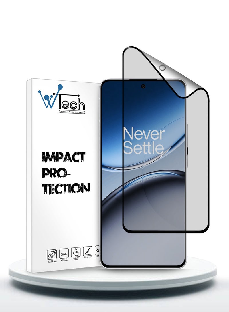 Wtech OnePlus Nord 4 5G 2024 Nano Ceramic Full Glue Full Cover Matte Flexible Screen Protector (MSCNMN) - Clear/Black - Image 1