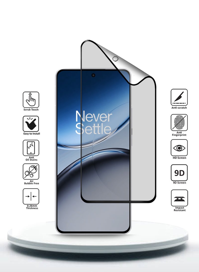 Wtech OnePlus Nord 4 5G 2024 Nano Ceramic Full Glue Full Cover Matte Flexible Screen Protector (MSCNMN) - Clear/Black - Image 2