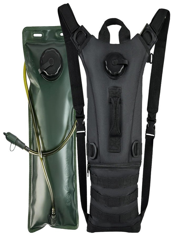 Zavothy Tactical Molle Hydration Backpack with 3L Water Bladder Water Backpack Hydration Pack for Cycling Running Biking Hiking Backpack Black - Image 1