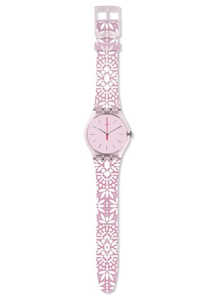 Swatch Unisex Fleurie Quartz Movement Water Resistant Wrist Watch - 41 Mm - Image 2