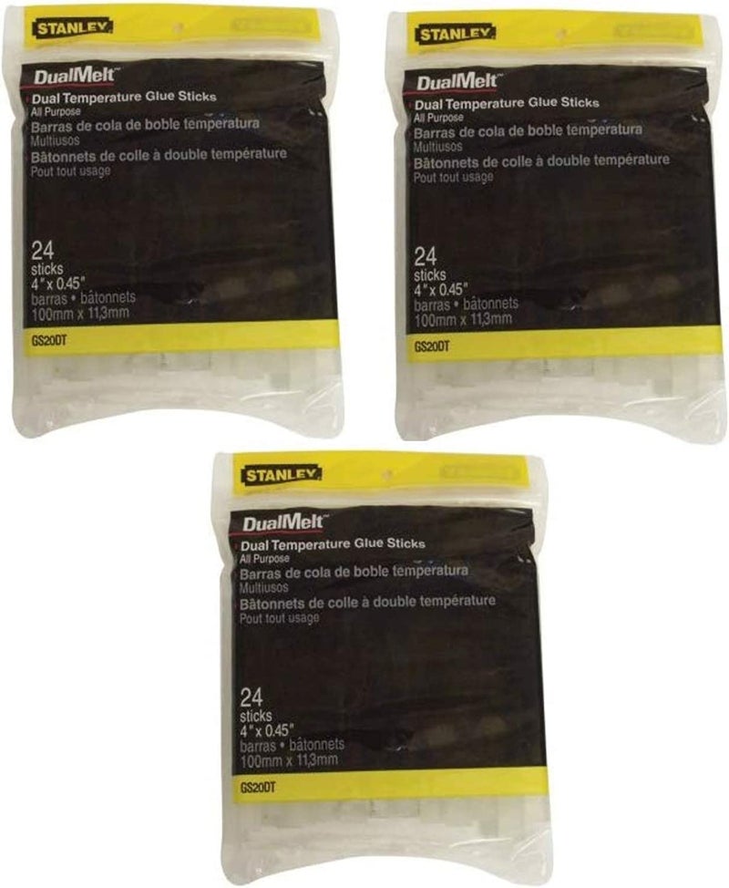 Stanley GS20DT Dual Temperature 4-Inch Glue Sticks, 24-Pack, 3 Pack - Image 5