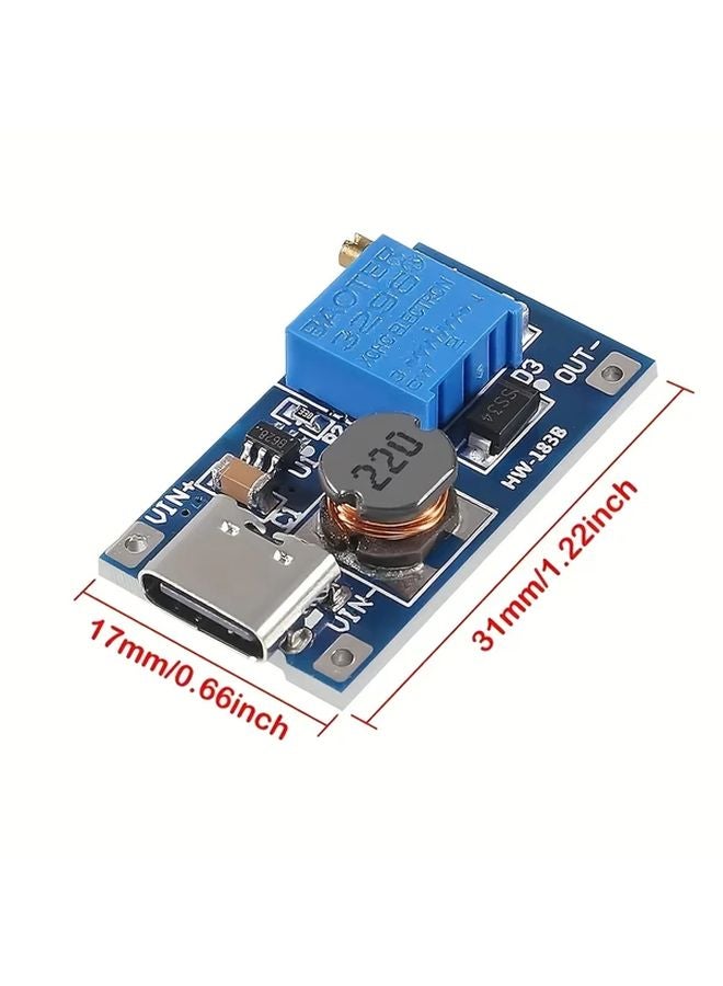 10pcs MT3608 DC DC Boost Converter Module Type C 2V 24V To 5V 28V 2A High Efficiency - Image 4