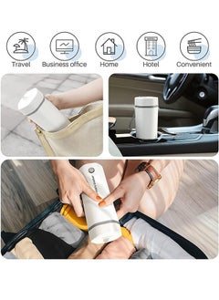 Portable Electric Kettle, Stainless Steel Liner Travel Electric Cup Home Mini Heating Teapot Fast Cooking Single Cup Water Heater 350ml Hot Water Bottle (White) - pzsku/ZA9113836FE5E5B1DEE69Z/45/_/1702884385/947f6926-a3e6-4205-8e41-28b28424c072