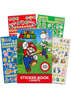 Super Mario Brothers UPD Super Mario 4 Sheet Sticker Pad, 300 Plus Stickers (1 Set)  - Image 2