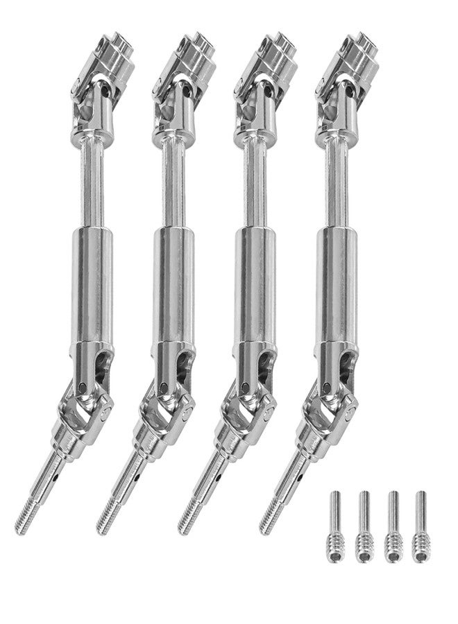 XSYGO Steel CV Driveshafts Front Rear CVD Drive Shafts Set for 1/16 Traxxas Mini XRT VXL-3s 108076-1 Monster Truck Upgrades Part (Stainless Steel) - Image 1