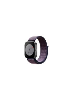 (for Nothing Watch Pro 22mm) Nylon Strap,Quick Release Bands for Women Men Sport Wristband Strap Dark Purple/Dark Blue