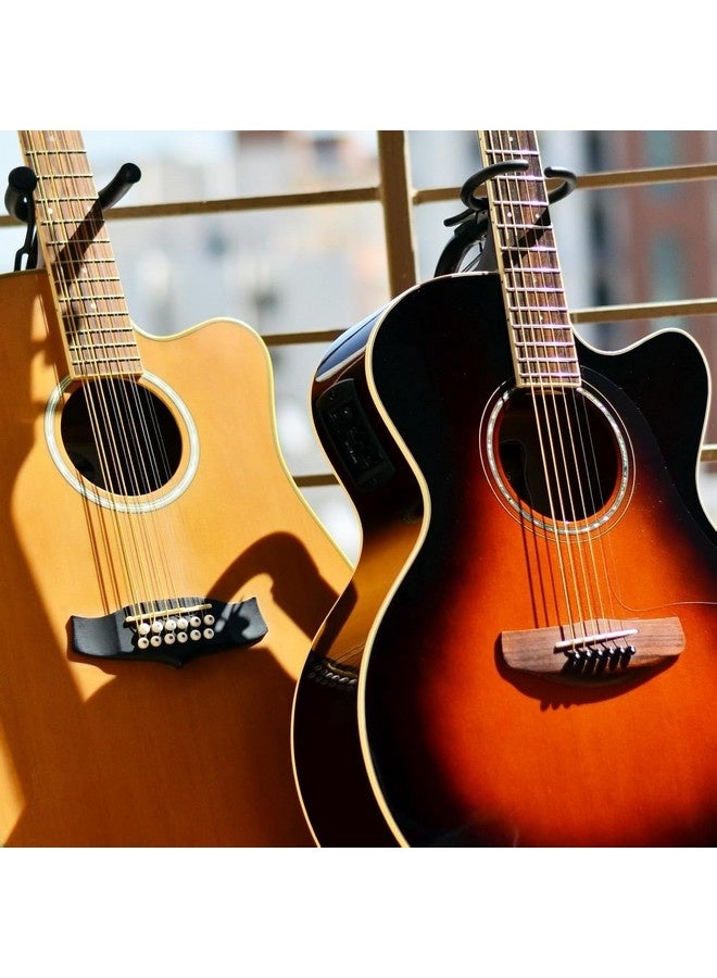 Beauenty 6 Strings Guitar Bone Bridge Saddle and Nut Made of Real Bone 2 Pcs Saddle Nut Bridge Bone Slotted Durable(For Acoustic) - Image 5