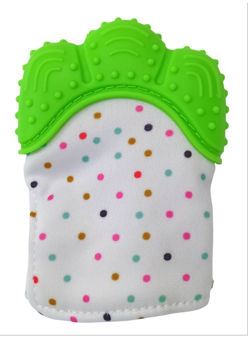 LOOFI Teething Toy Set Teethers Hand Teething Glove, a Giraffe, a Corn and Teething Brush - Baby Teething - Silicone Teethers - Baby Supplies - 4 Pieces - Color 7 - Image 2