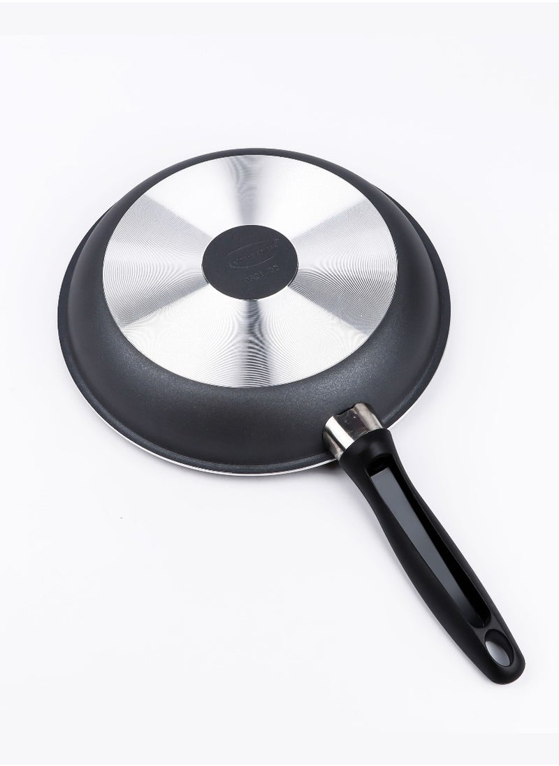Kitchenmark 2-way Non-Stick 3 layer coated Pressed Aluminium Frypan 2.8mm thick Frying Pan 24cm - Black  - Image 3