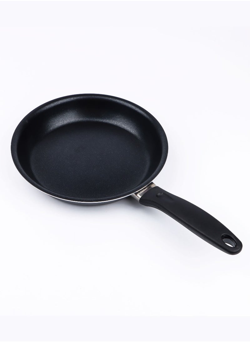 Kitchenmark 2-way Non-Stick 3 layer coated Pressed Aluminium Frypan 2.8mm thick Frying Pan 24cm - Black  - Image 2