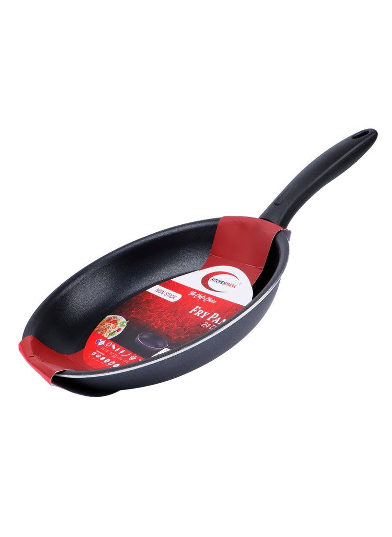 Kitchenmark 2-way Non-Stick 3 layer coated Pressed Aluminium Frypan 2.8mm thick Frying Pan 24cm - Black  - Image 4