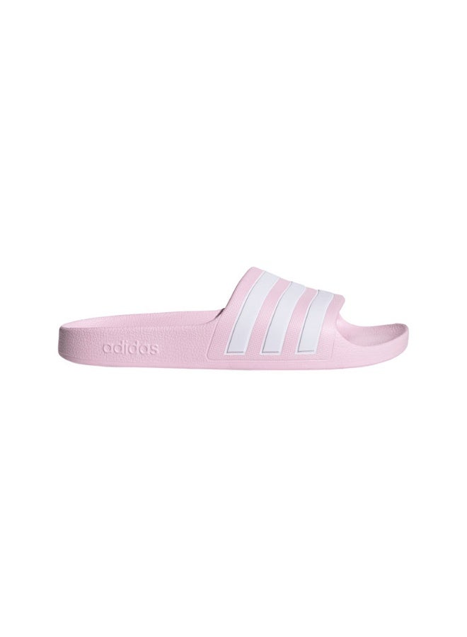 adidas صنادل رياضية وردية للأطفال أديليت أكوا كيه يو - Image 1