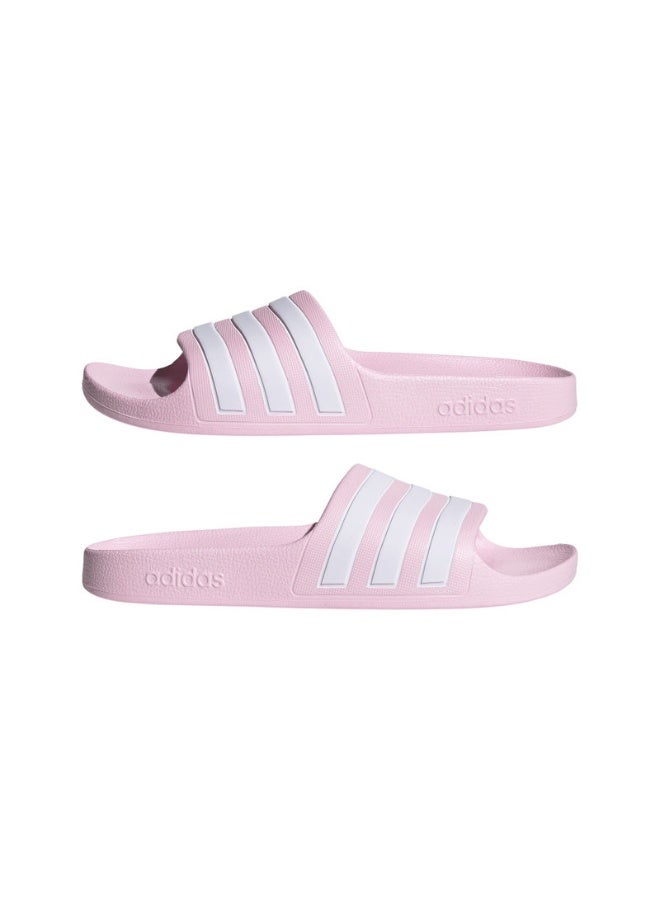 adidas صنادل رياضية وردية للأطفال أديليت أكوا كيه يو - Image 5