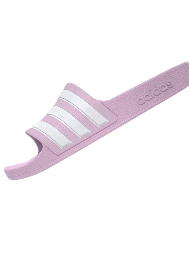 adidas صنادل رياضية وردية للأطفال أديليت أكوا كيه يو - Image 4