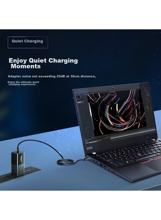 Thinkpad Lenovo Thinkplus Lipstick Power Bank, 65w Gallium Nitride Charger, Type-c Fast Charging Portable Set, Laptop/phone/tablet Power Adapter - Image 5